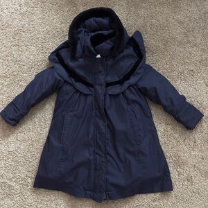 Rothschild Dark Blue Hooded Ski Jacket